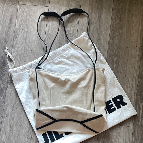 Canvas Tote Bag Jill Sander - Picture 3 of 3